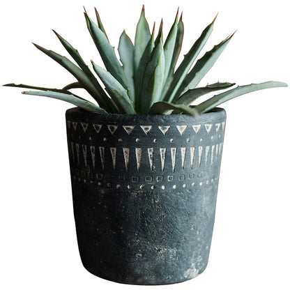 Planter Pot Rustic Dark