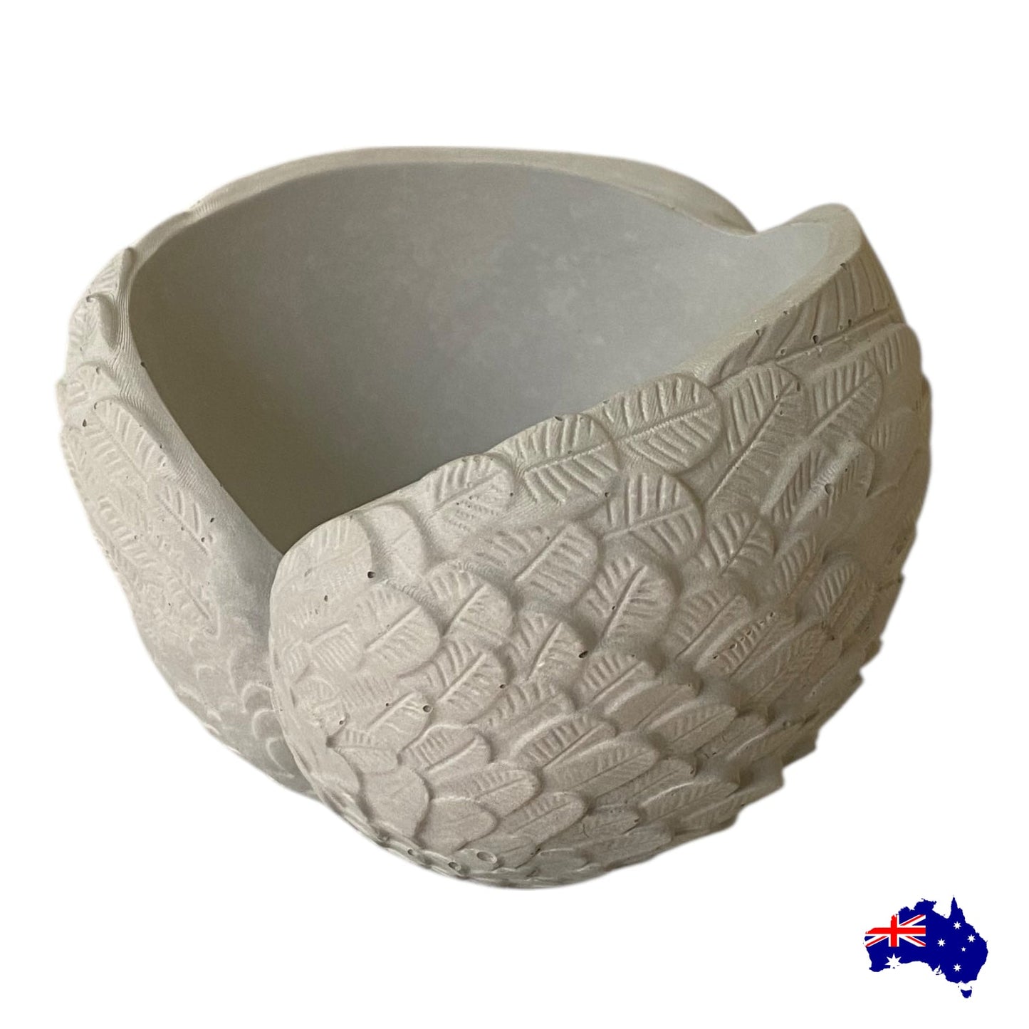 Handmade Concrete Angel Wings - Australian Made Planter Candle Holder - Set of 1, 2 or 3