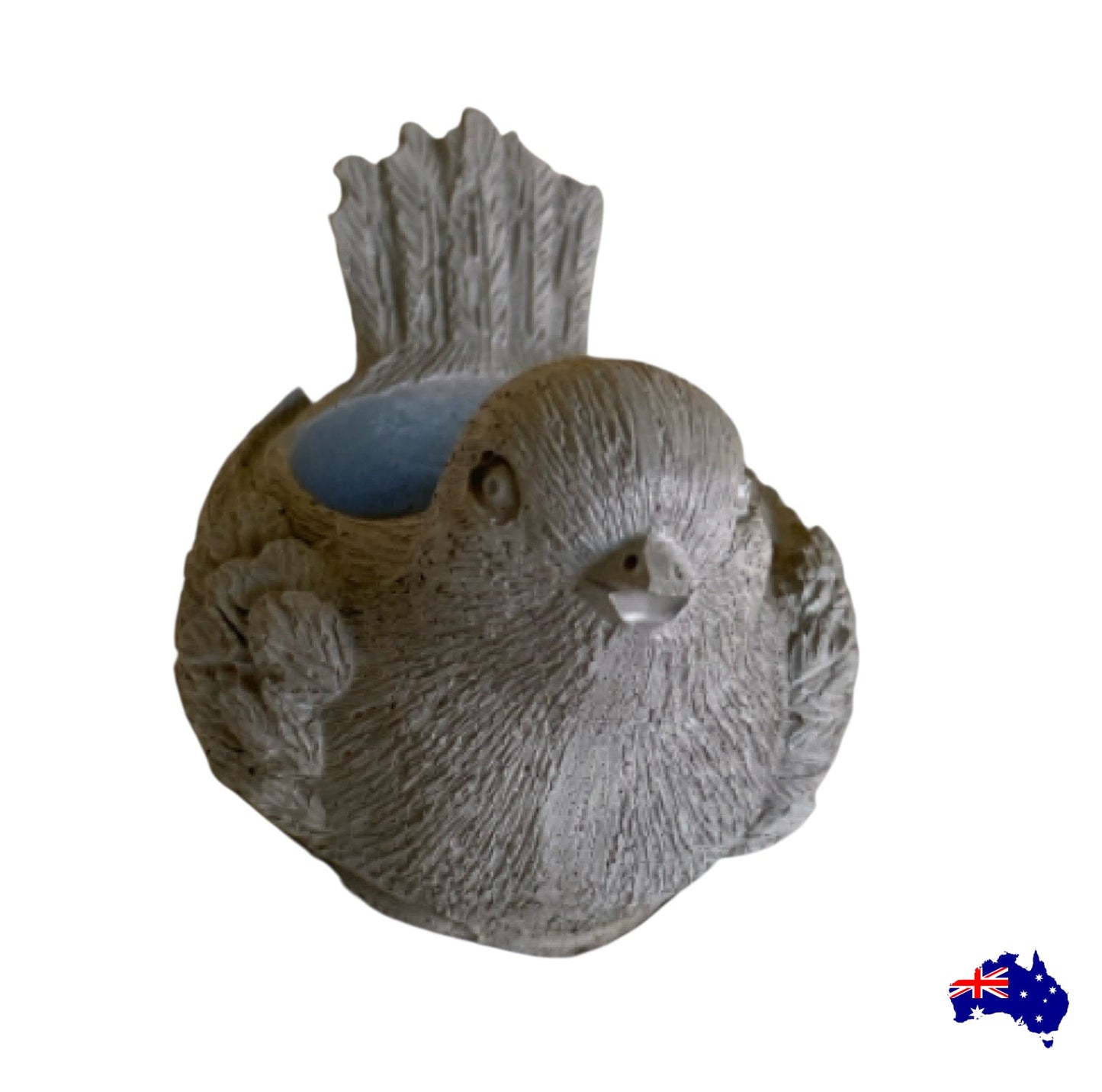 Planter Pot Little Bird Aussie Handmade Concrete