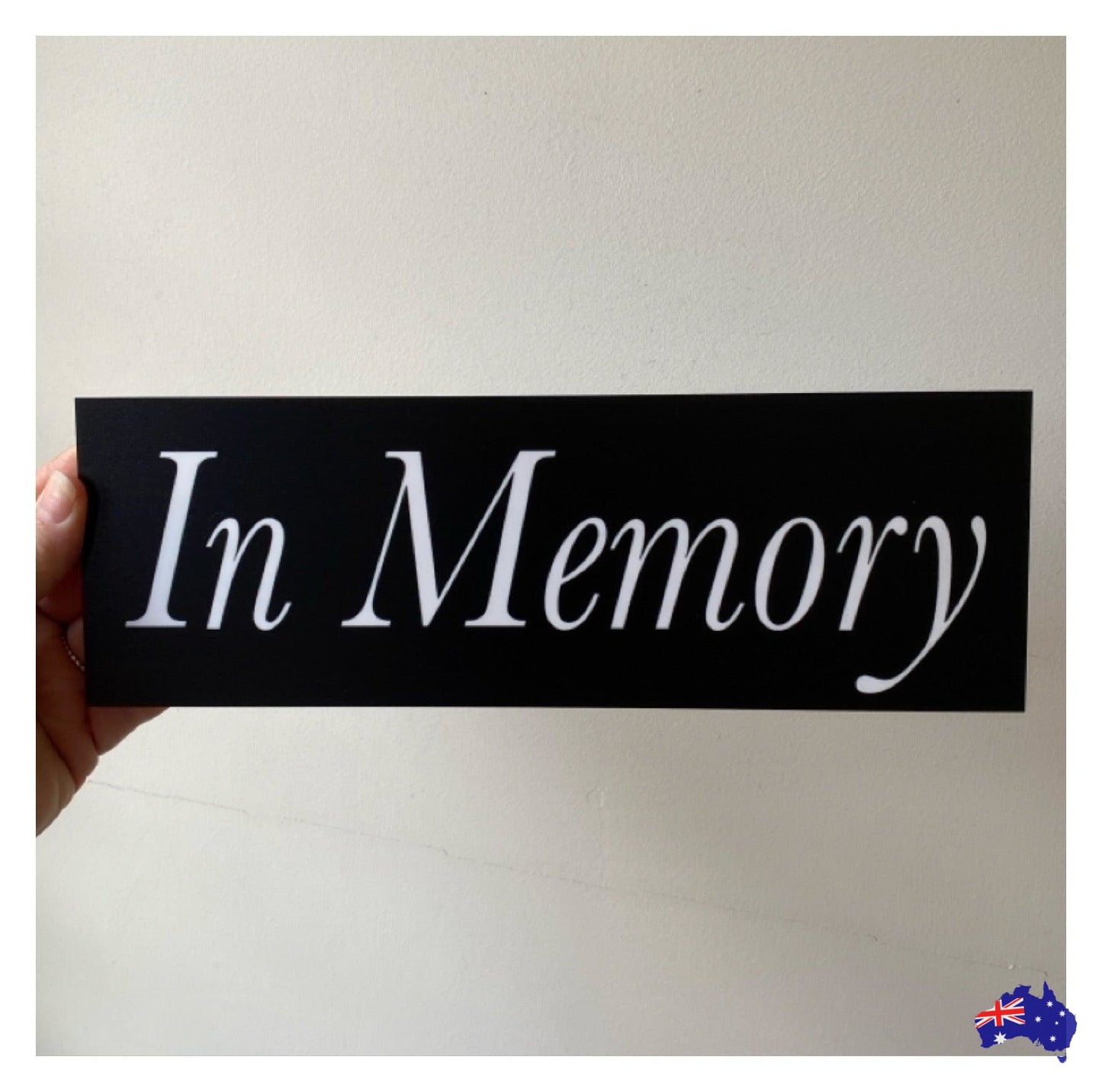 Black White Custom Personalised Sign - The Renmy Store Homewares & Gifts 