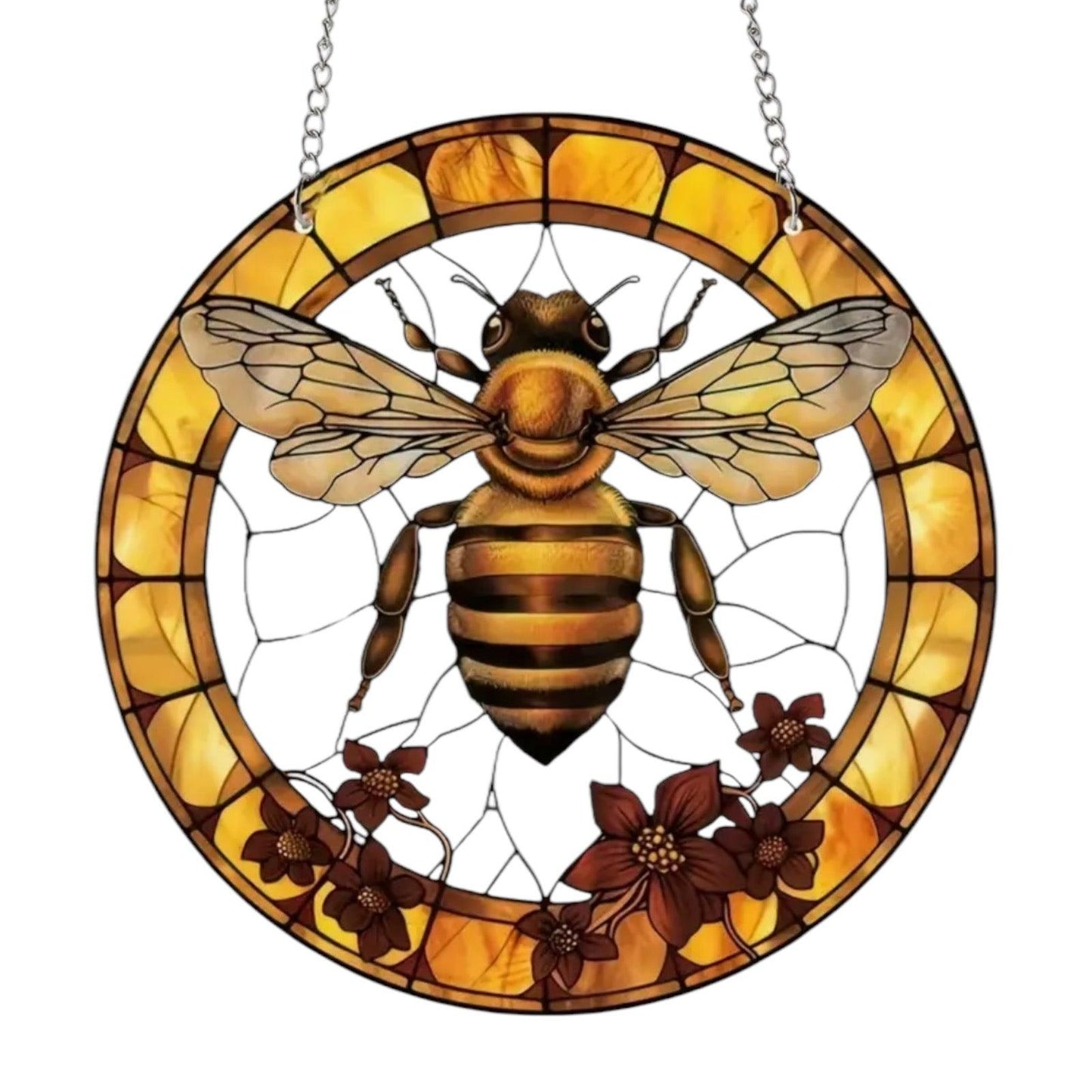 Bee Chime Keyring Garden Ornament Keyring Sign Gift