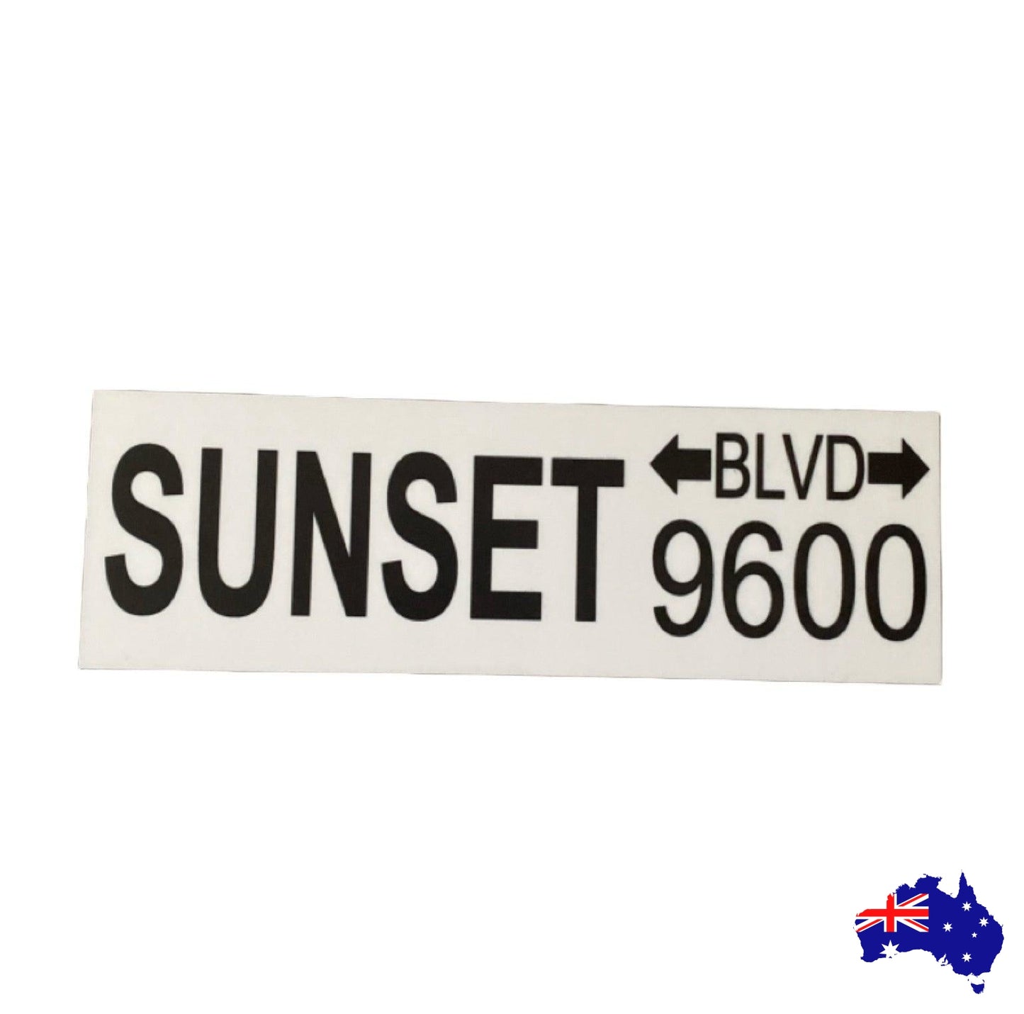 BLVD Street Custom Personalised White Sign - The Renmy Store Homewares & Gifts 