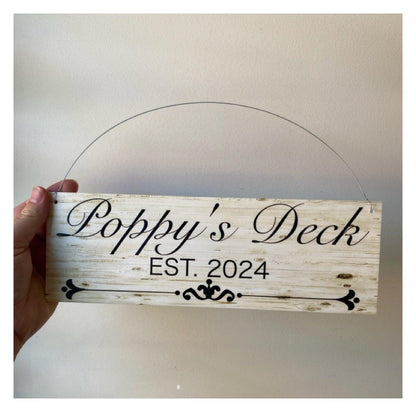 Family Name Custom Personalised Vintage Sign