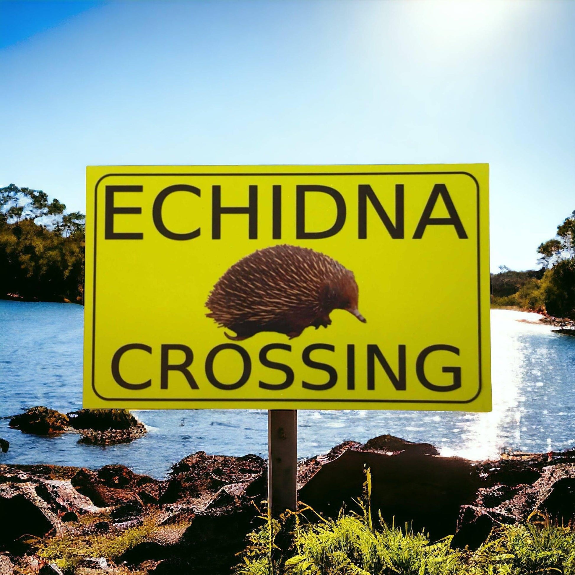 Echidna Crossing Sign - The Renmy Store Homewares & Gifts 