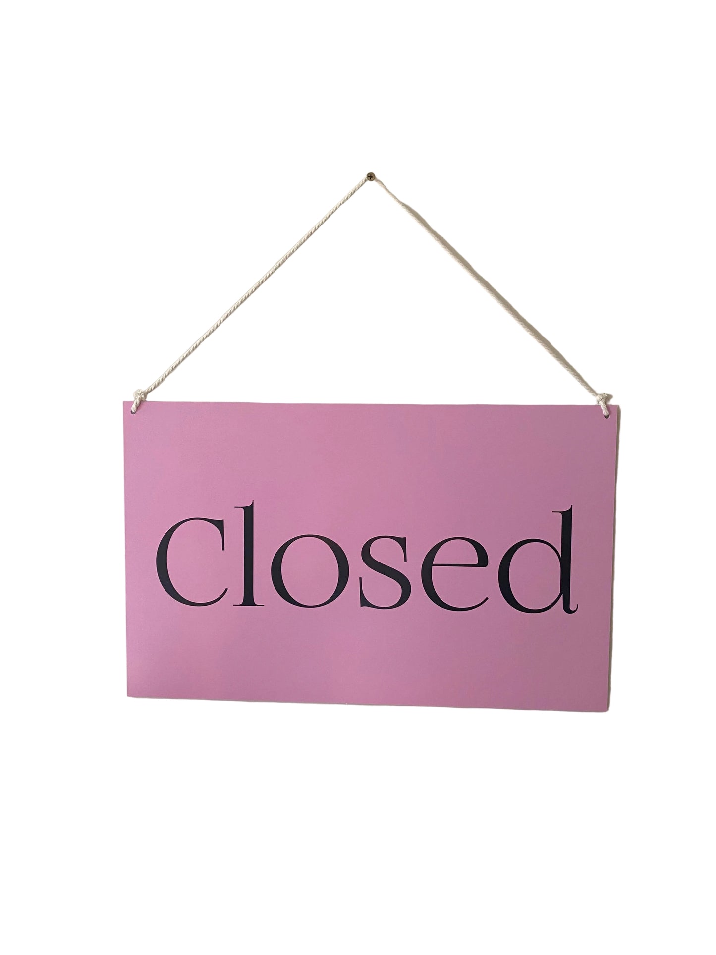 Open Closed Sign Any Colour | Double Sided Hanging Business Sign | Your Logo | Aussie Made