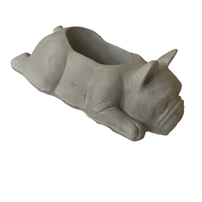 Planter Pot French Bulldog Dog Alice Aussie Handmade Concrete
