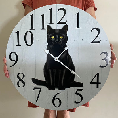 Personalised Pet Wall Clock Custom Dog Cat Horse Photo | Aussie
