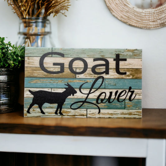 Goat Lovers Country Farm Sign - The Renmy Store Homewares & Gifts 