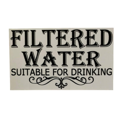 Filtered Water Suitable For Drinking Kitchen Tap Sign - The Renmy Store Homewares & Gifts 