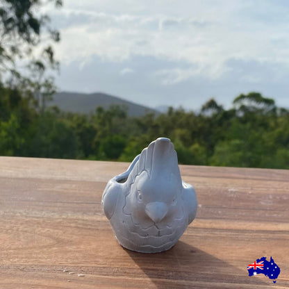Pure Beeswax Parrot Cockatoo Bird Candle Aussie Handmade