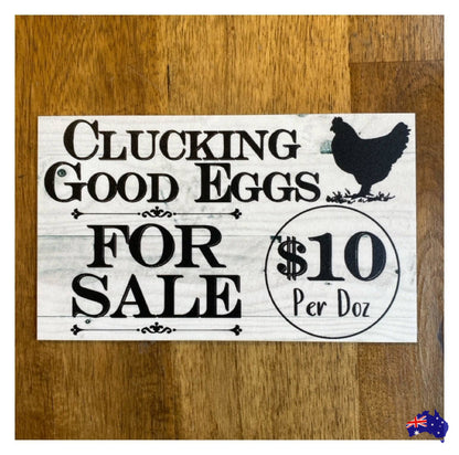 Chicken Eggs For Sale Farm Stall Custom Sign - The Renmy Store Homewares & Gifts 