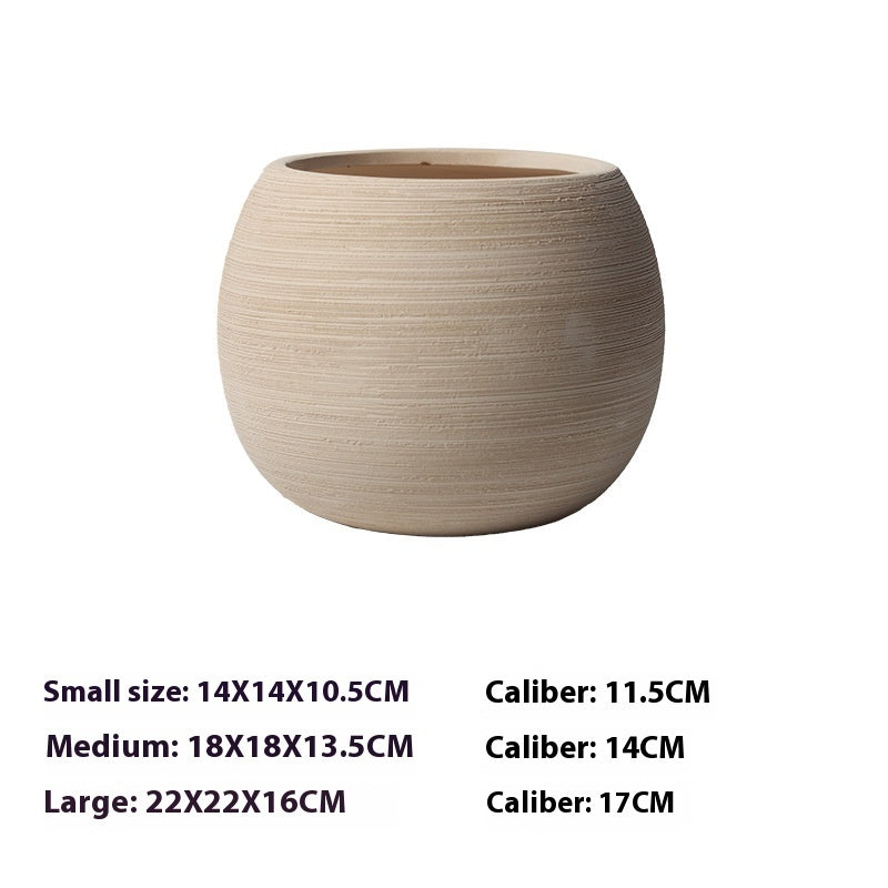 Planter Pot Garden Natural Earth Ceramic