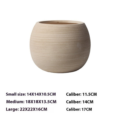 Planter Pot Garden Natural Earth Ceramic