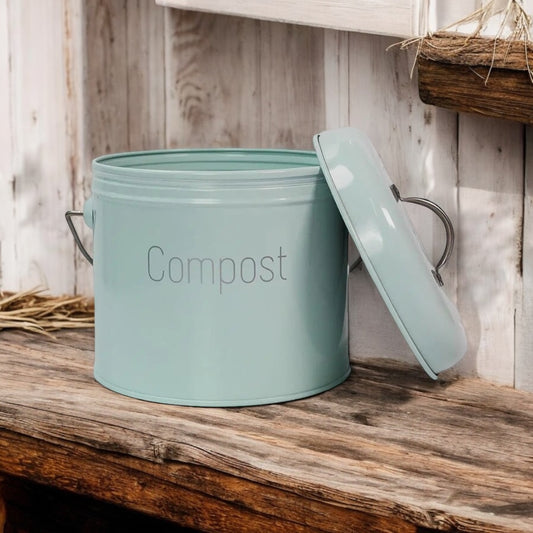 Compost Bin Bucket Vintage Farmhouse