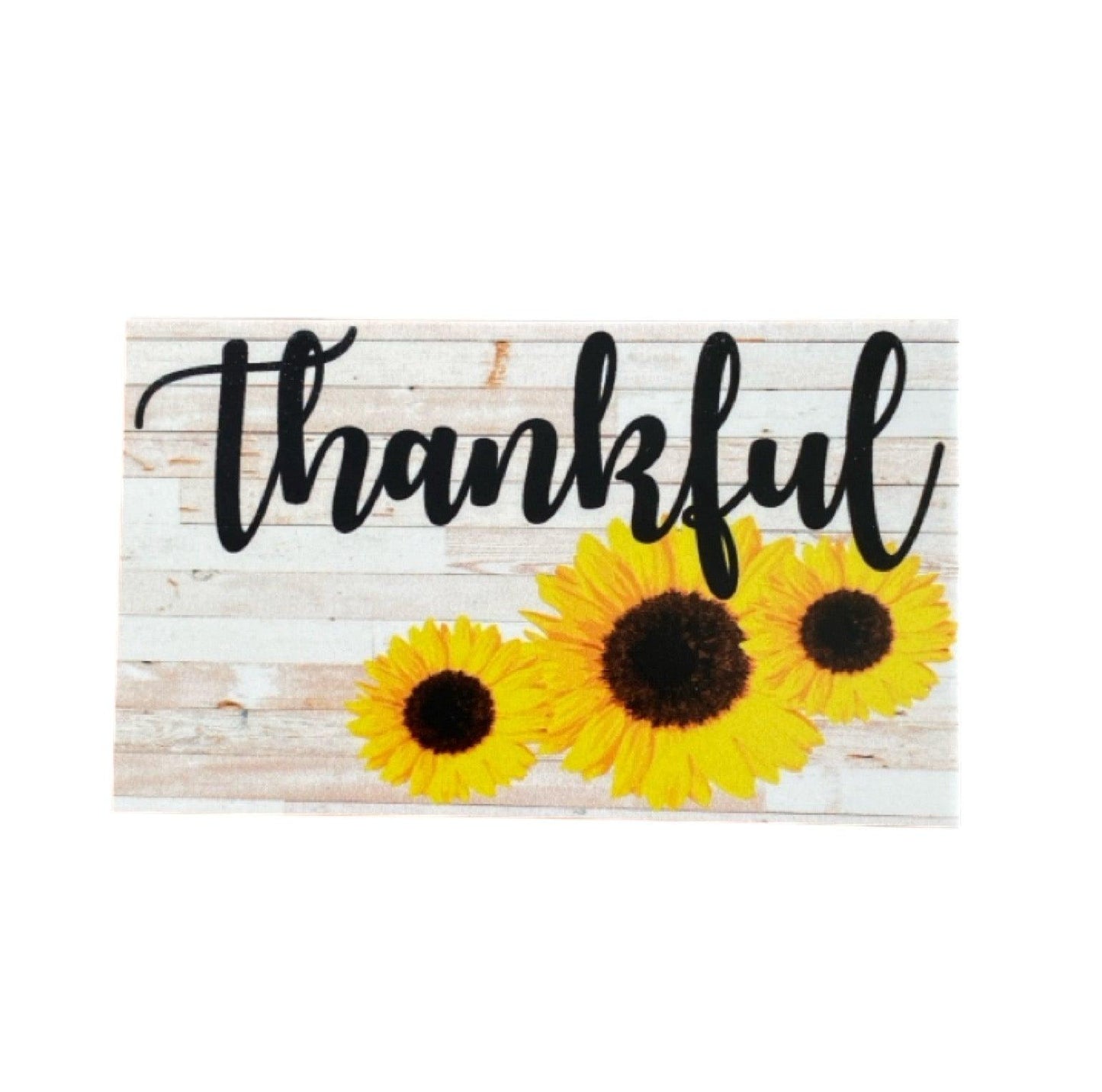 Thankful Sunflower Country Sign