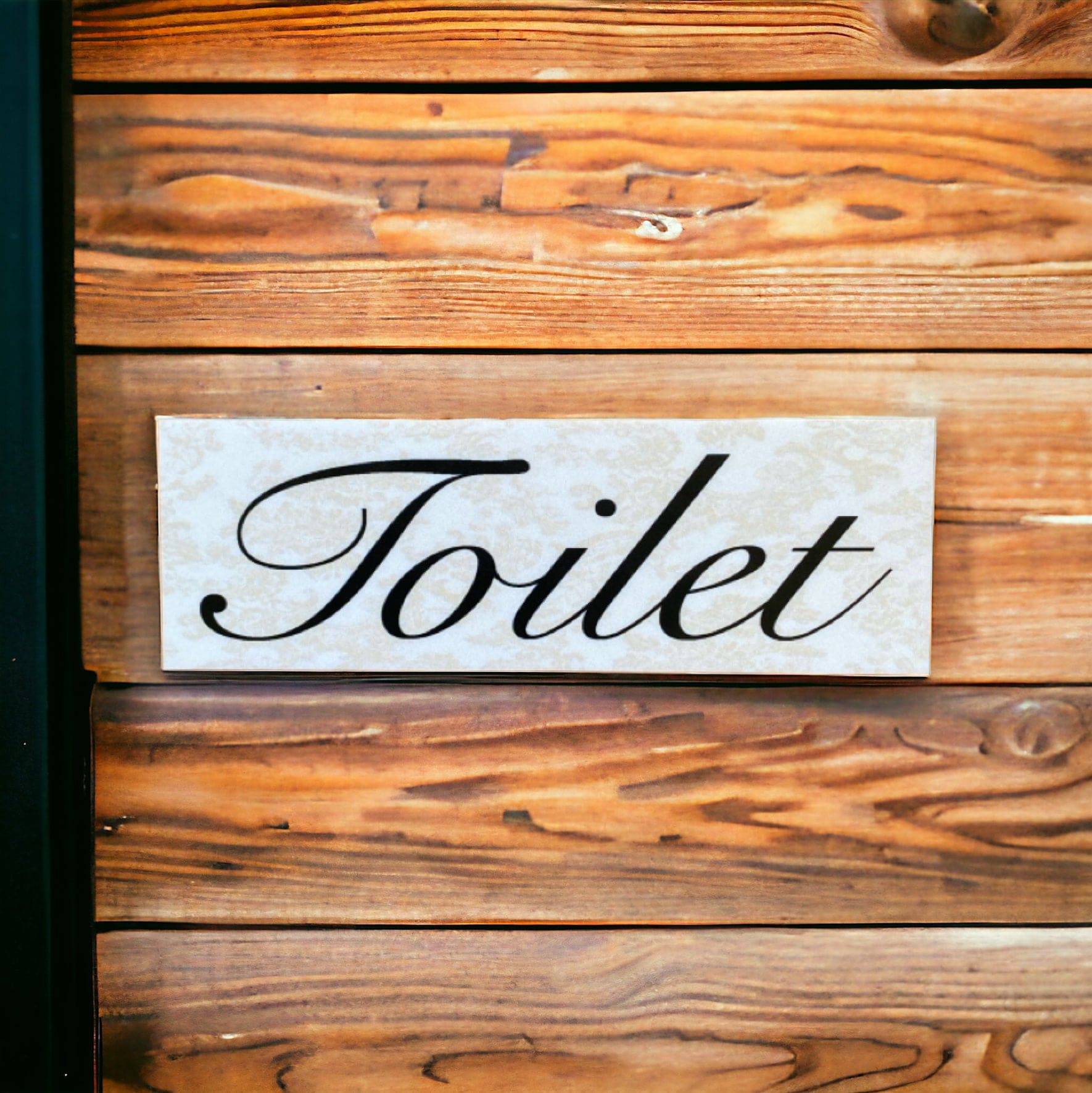 Vintage Door Room Sign Toilet Laundry Bathroom - The Renmy Store Homewares & Gifts 