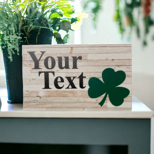 Clover Irish Custom Personalised Sign - The Renmy Store Homewares & Gifts 