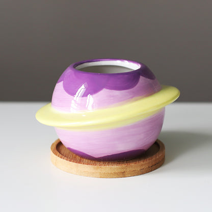 Planter Pot Flower Plant Garden Planet Galaxy