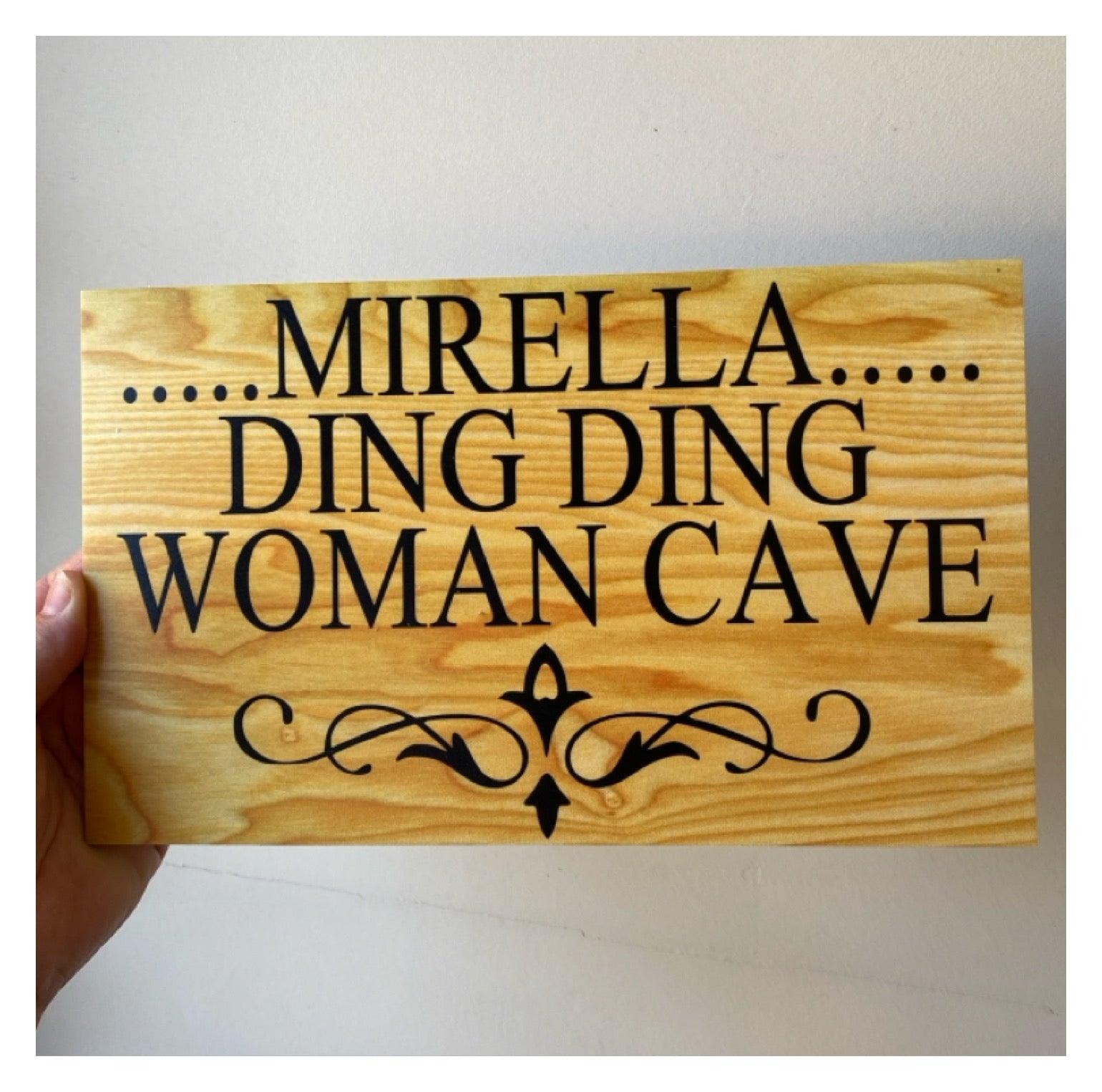 Timber Style Your Text Custom Wording Sign - The Renmy Store Homewares & Gifts 