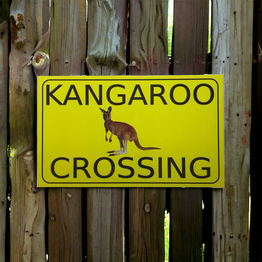 Kangaroo Crossing Sign - The Renmy Store Homewares & Gifts 