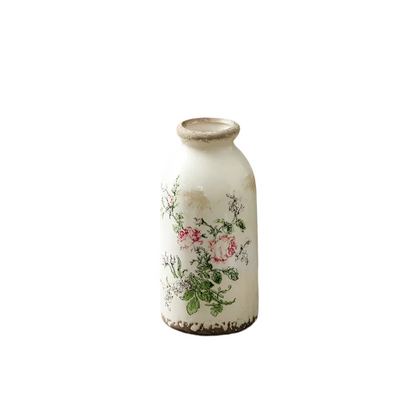 Vase Floral Rose Cottage