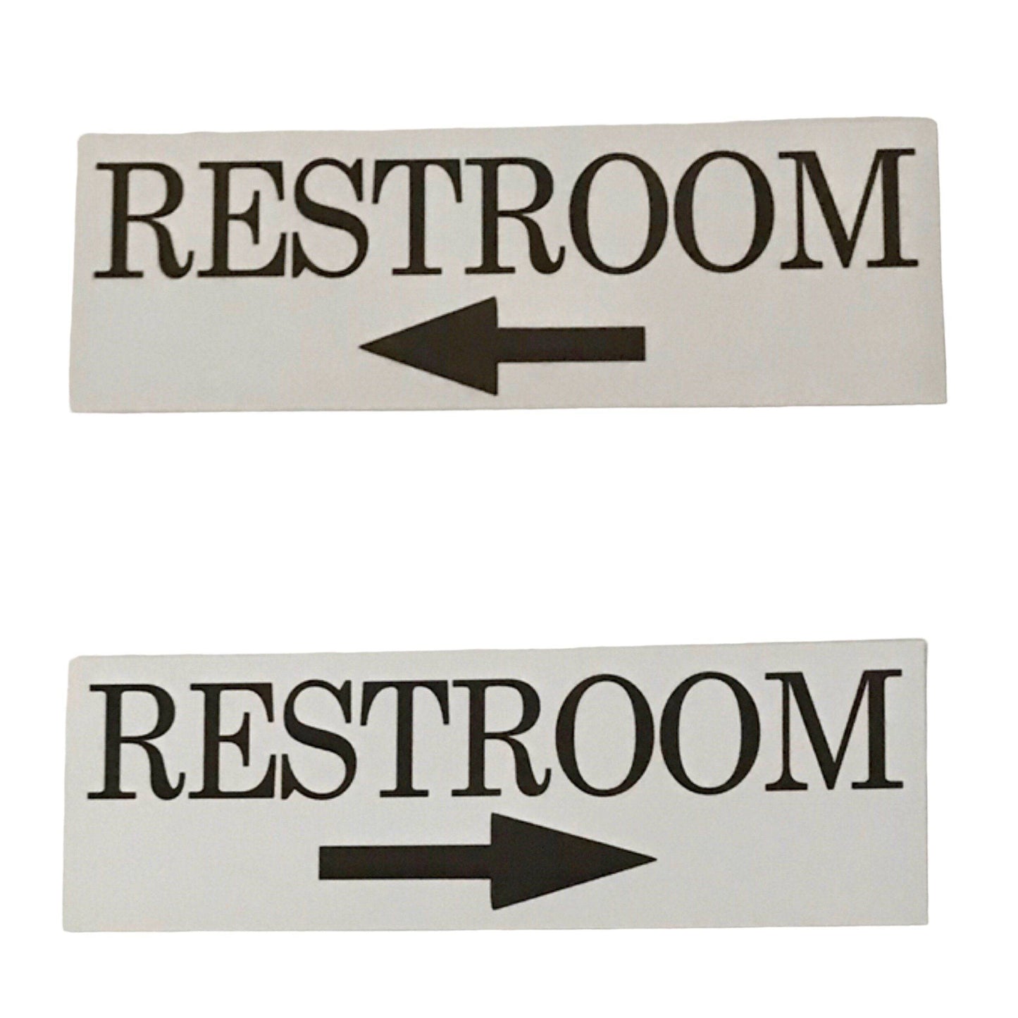 Restroom Toilet with Arrow Sign - The Renmy Store Homewares & Gifts 