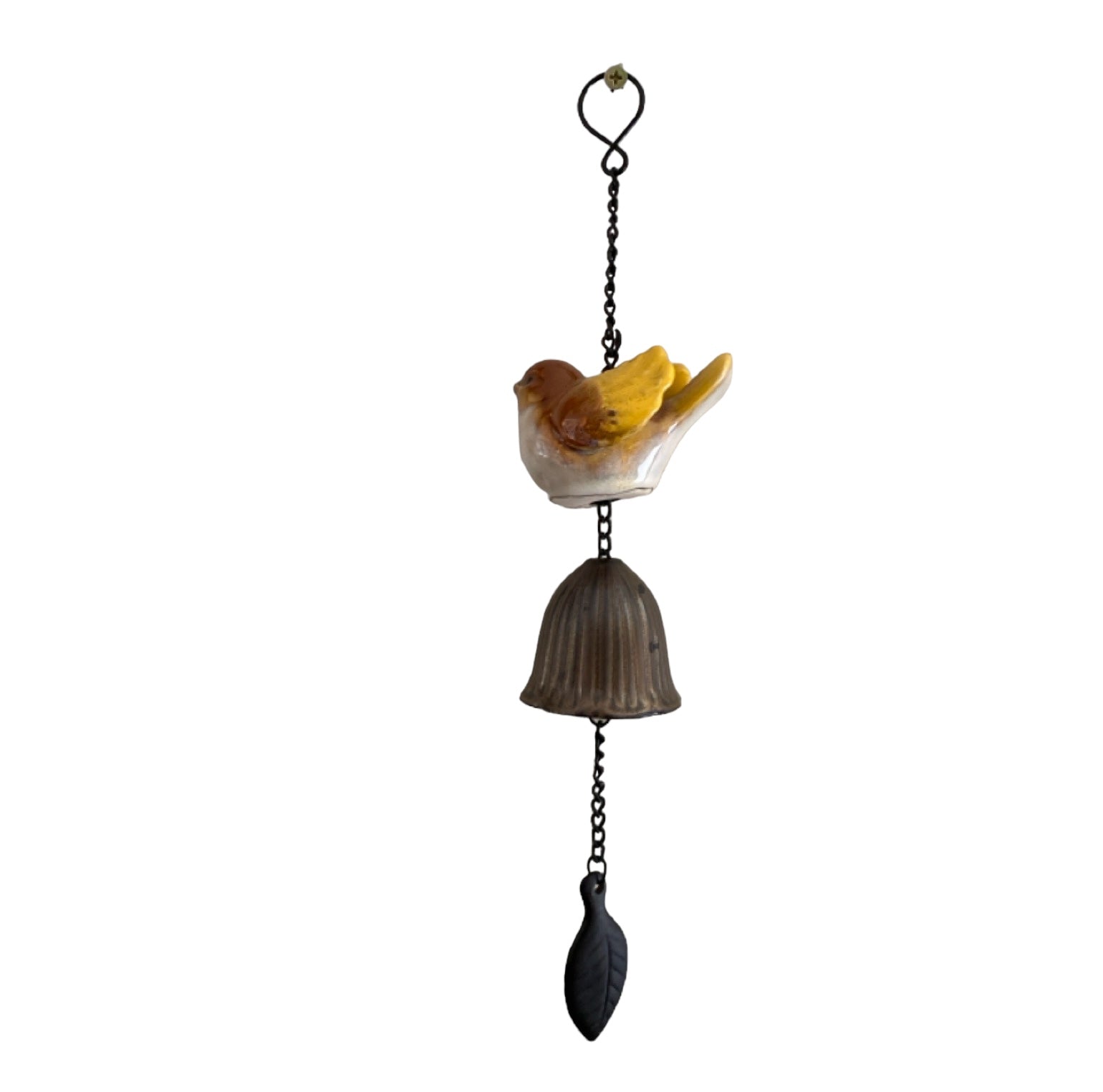 Bird Bell Ceramic Hanging Natural - The Renmy Store Homewares & Gifts 