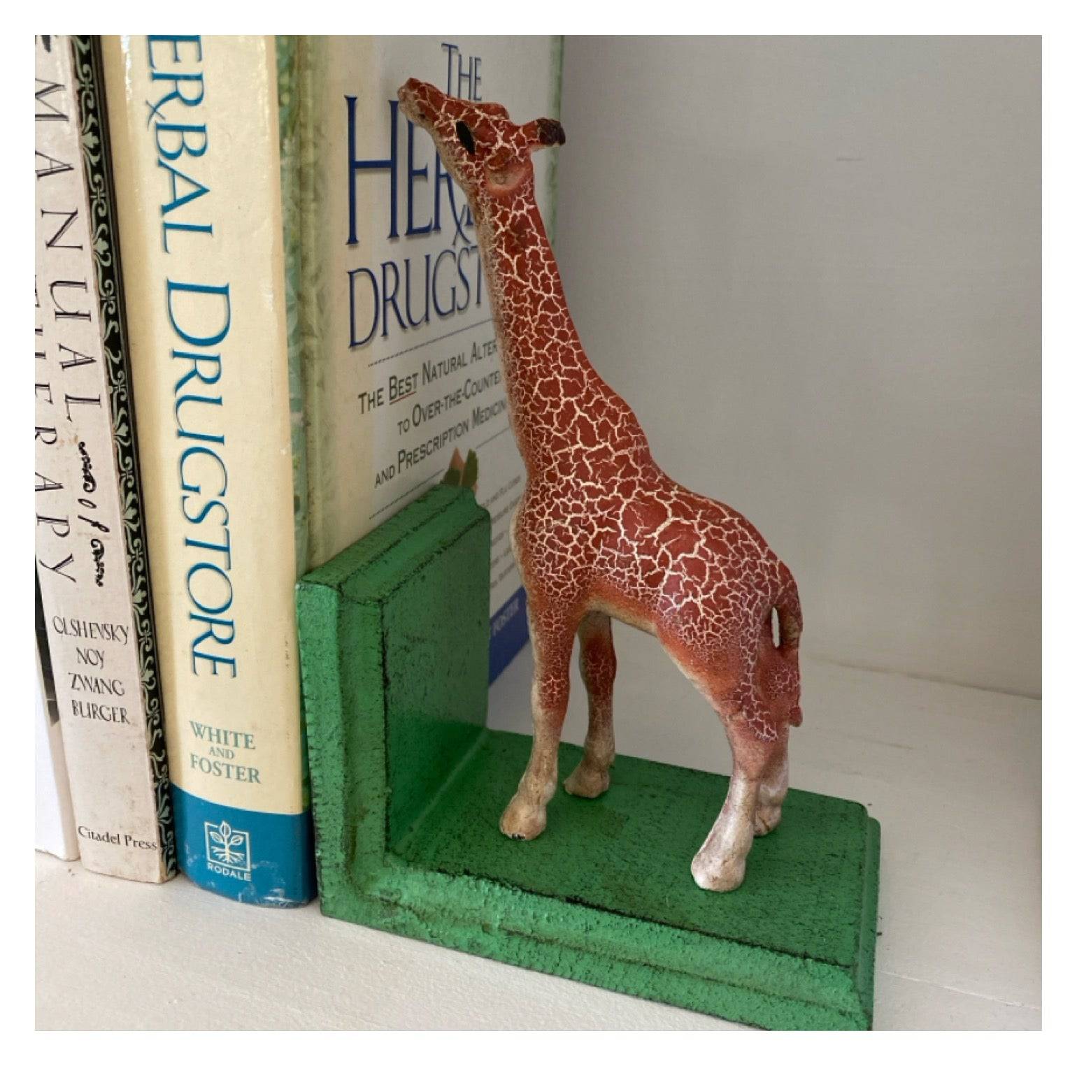 Book Ends Bookend Giraffe Africa - The Renmy Store Homewares & Gifts 