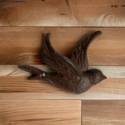 Bird Rustic Cast Iron Hook - The Renmy Store Homewares & Gifts 