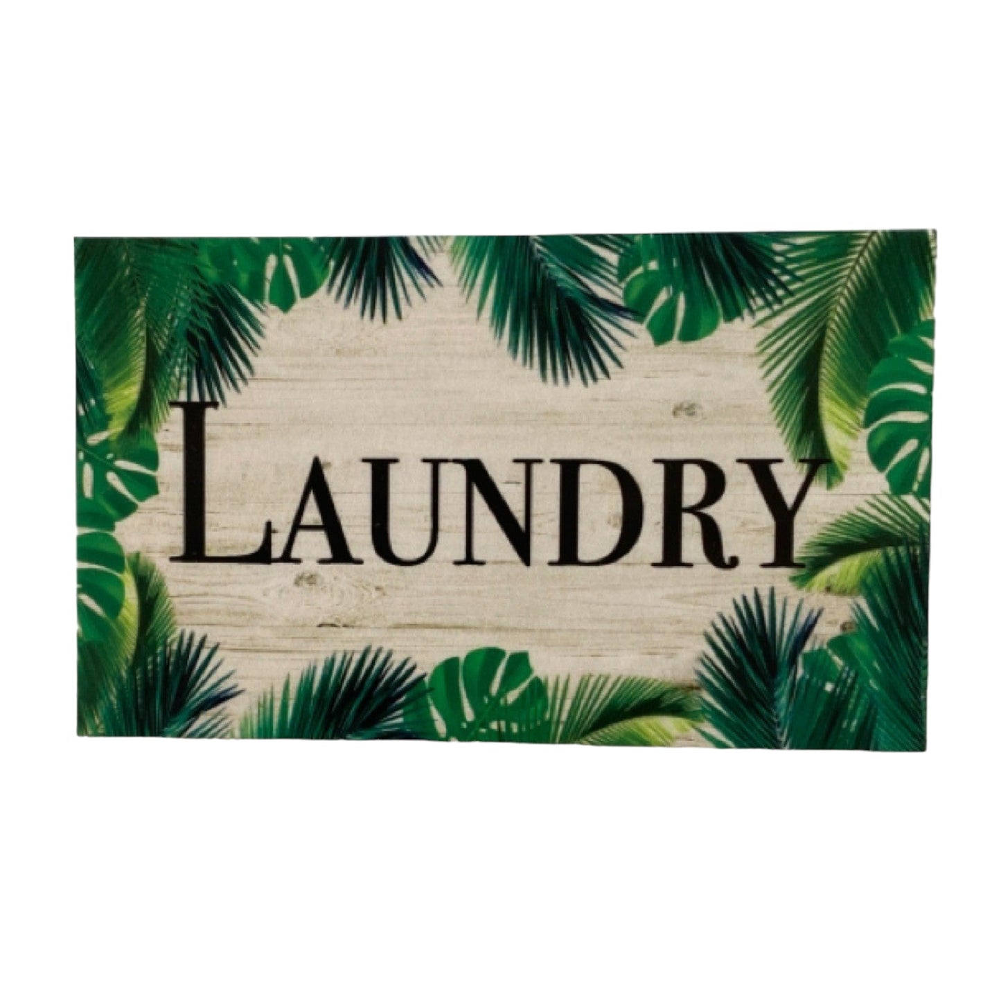 Tropical Door Room Sign Toilet Laundry Bathroom Beach House - The Renmy Store Homewares & Gifts 