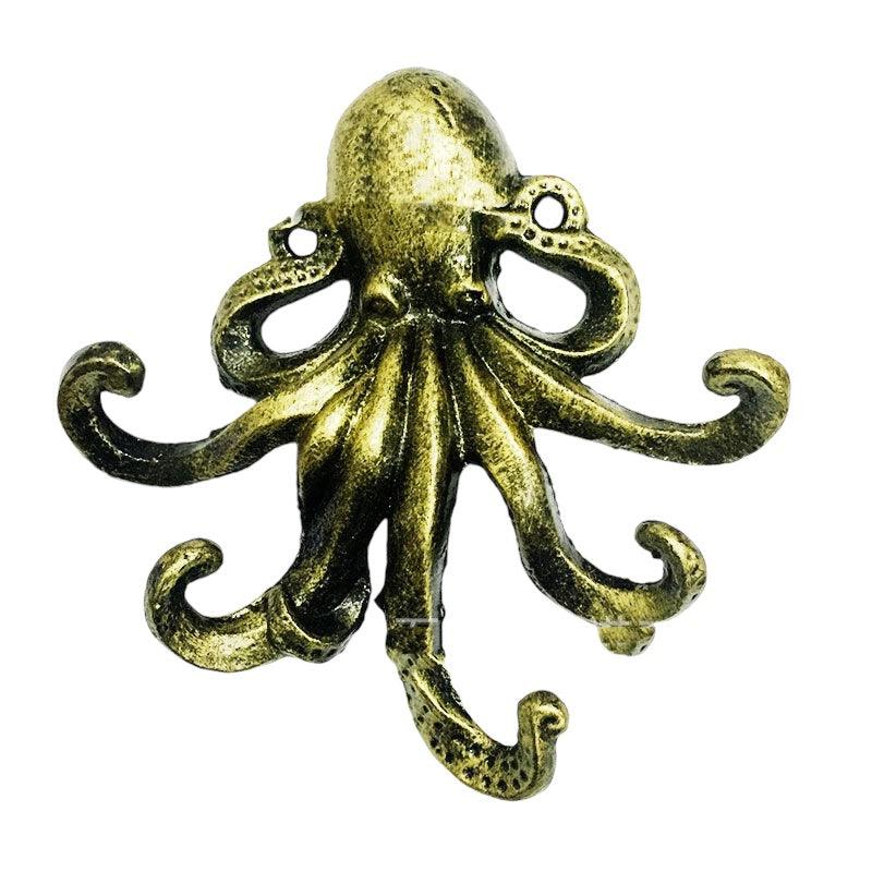 Octopus Wall Hook Coastal Cast Iron - The Renmy Store Homewares & Gifts 