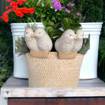 Bird Pot Sitter Hanger Planter x 2 French Love - The Renmy Store Homewares & Gifts 