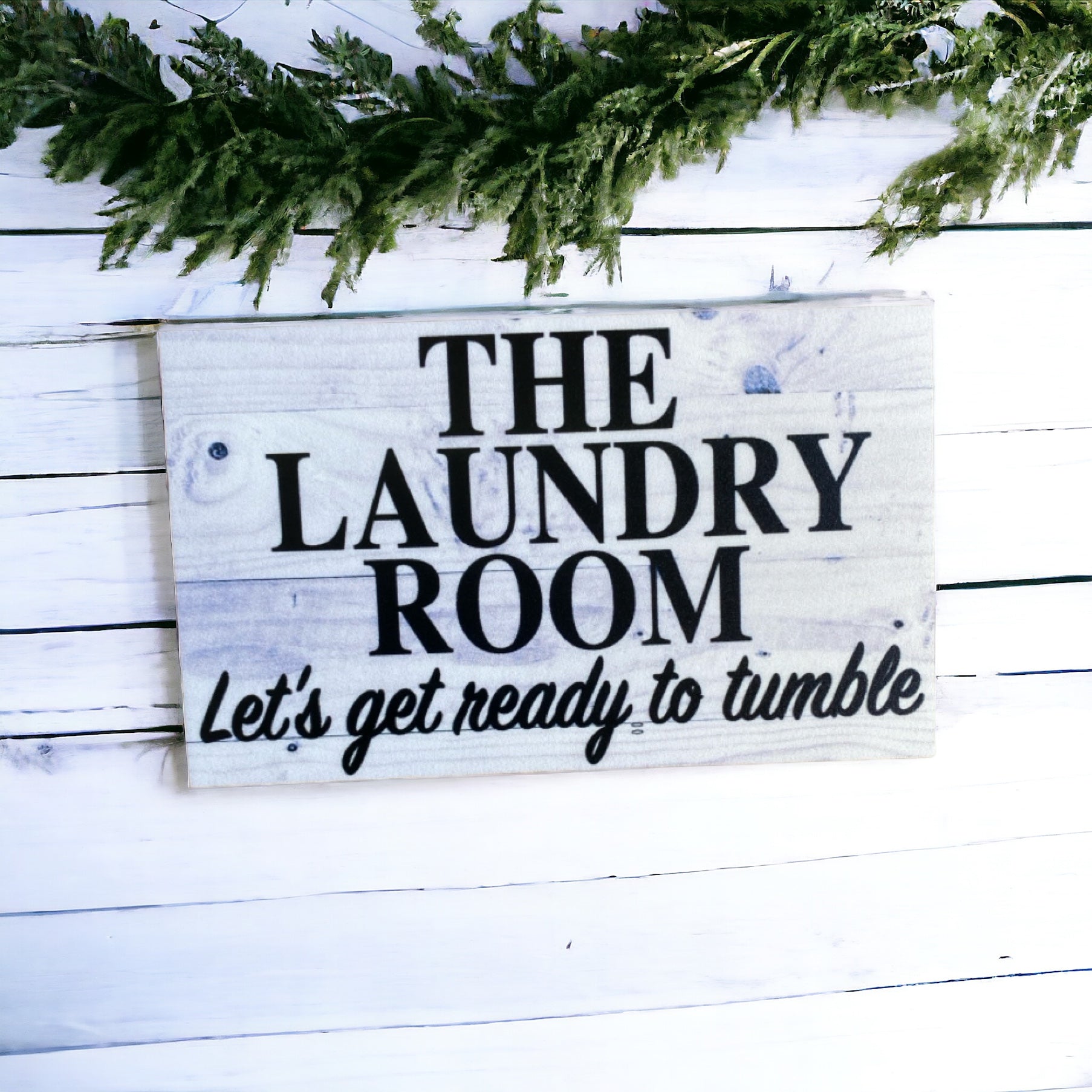 Laundry Room Ready To Tumble Sign - The Renmy Store Homewares & Gifts 
