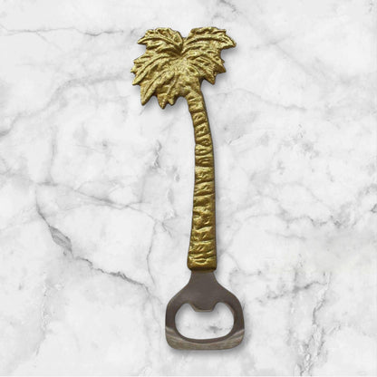 Palm Tree Gold Bottle Opener Beach House - The Renmy Store Homewares & Gifts 