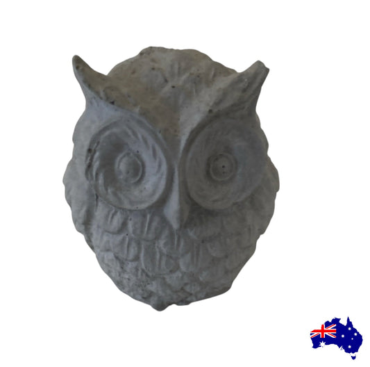 Owl Bird Aussie Handmade Concrete