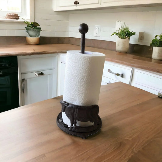 Paper Towel Dispenser Holder Cow - The Renmy Store Homewares & Gifts 