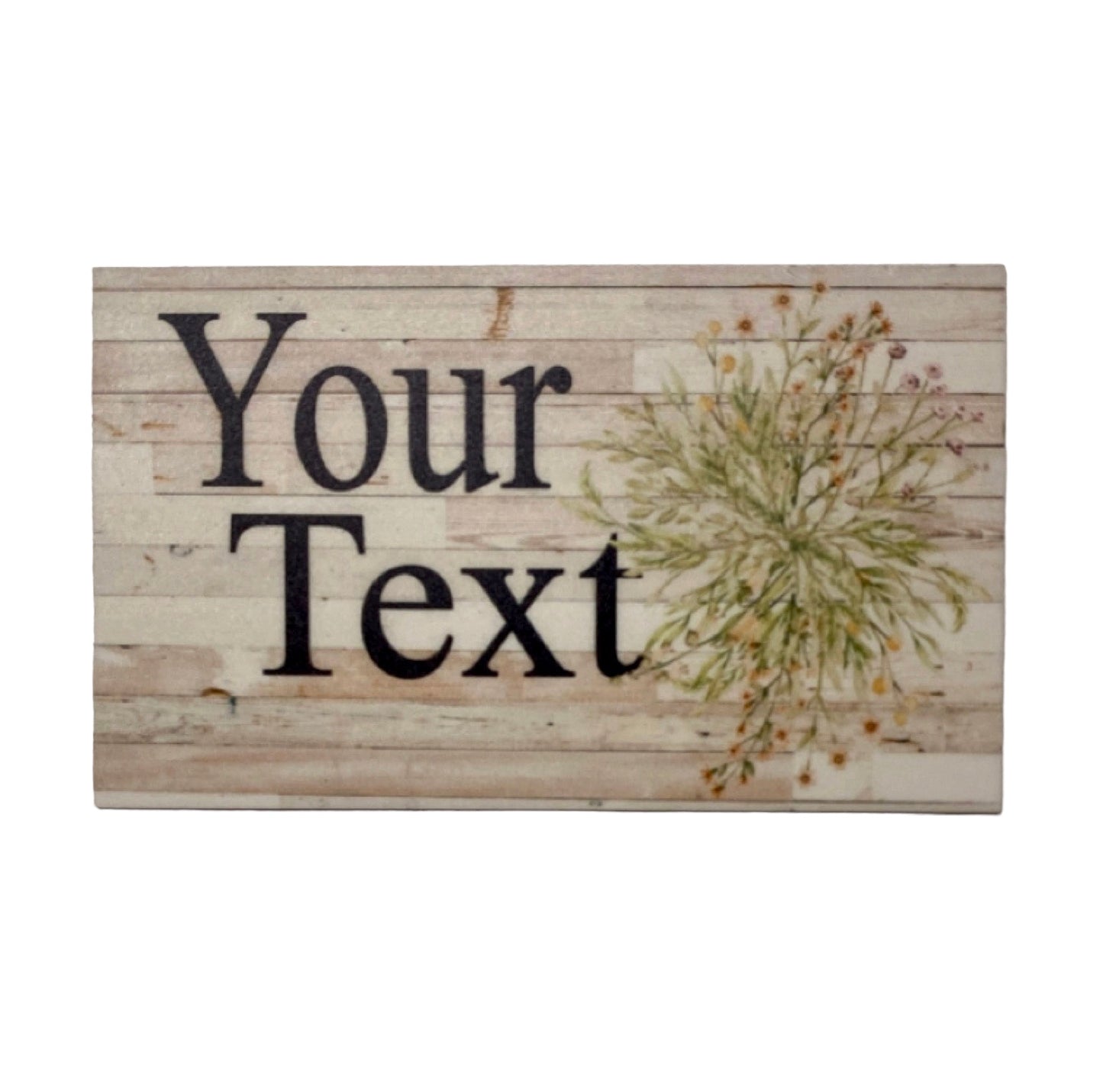 Cottage Floral Spring Custom Persoanlised Sign - The Renmy Store Homewares & Gifts 
