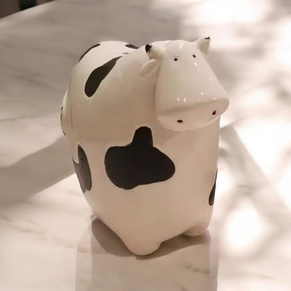 Cow Money Box Piggy Bank Savings Ornament