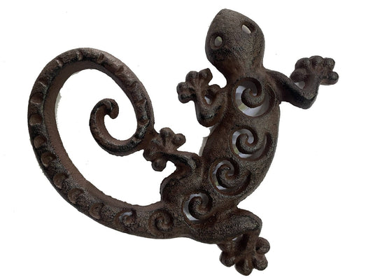 Gecko Lizard Cast Iron Rustic Winnie - The Renmy Store Homewares & Gifts 