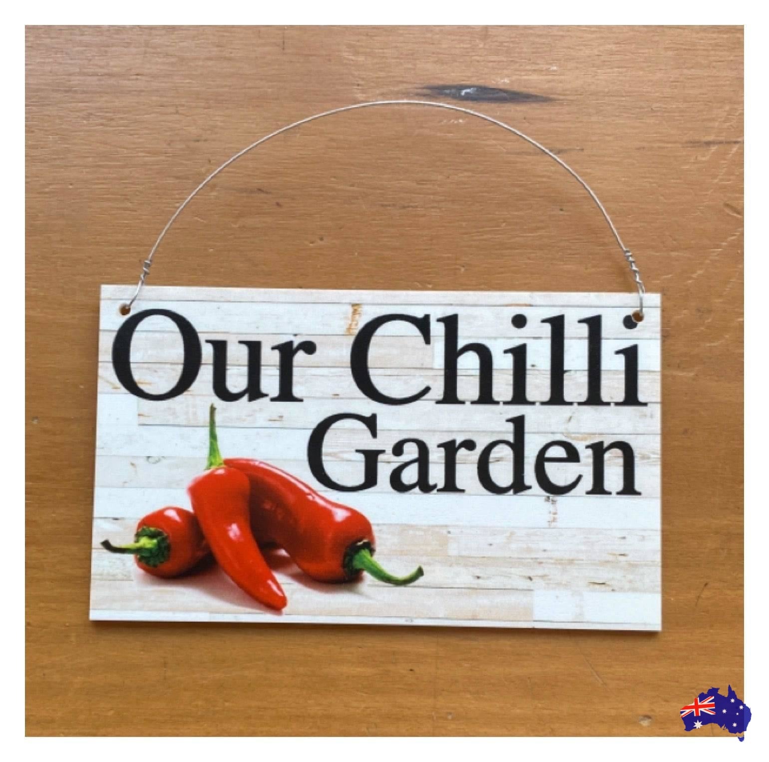 Chilli Garden Custom Custom Personalised Sign - The Renmy Store Homewares & Gifts 