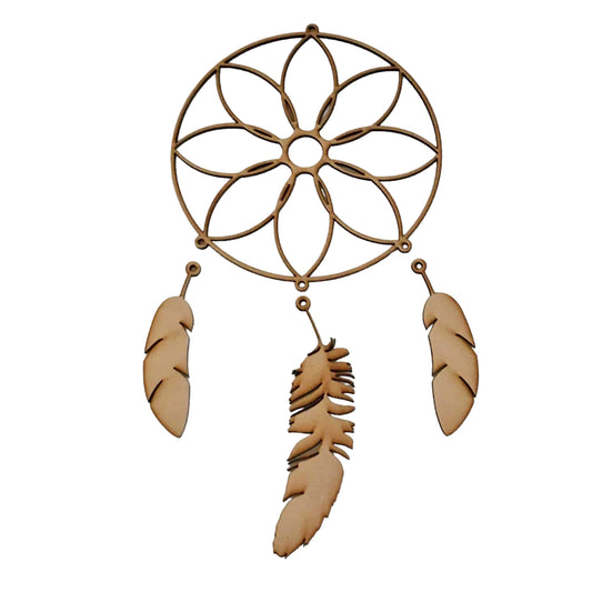 Dream Catcher (Dreamcatcher) DIY Kit Raw MDF - The Renmy Store Homewares & Gifts 