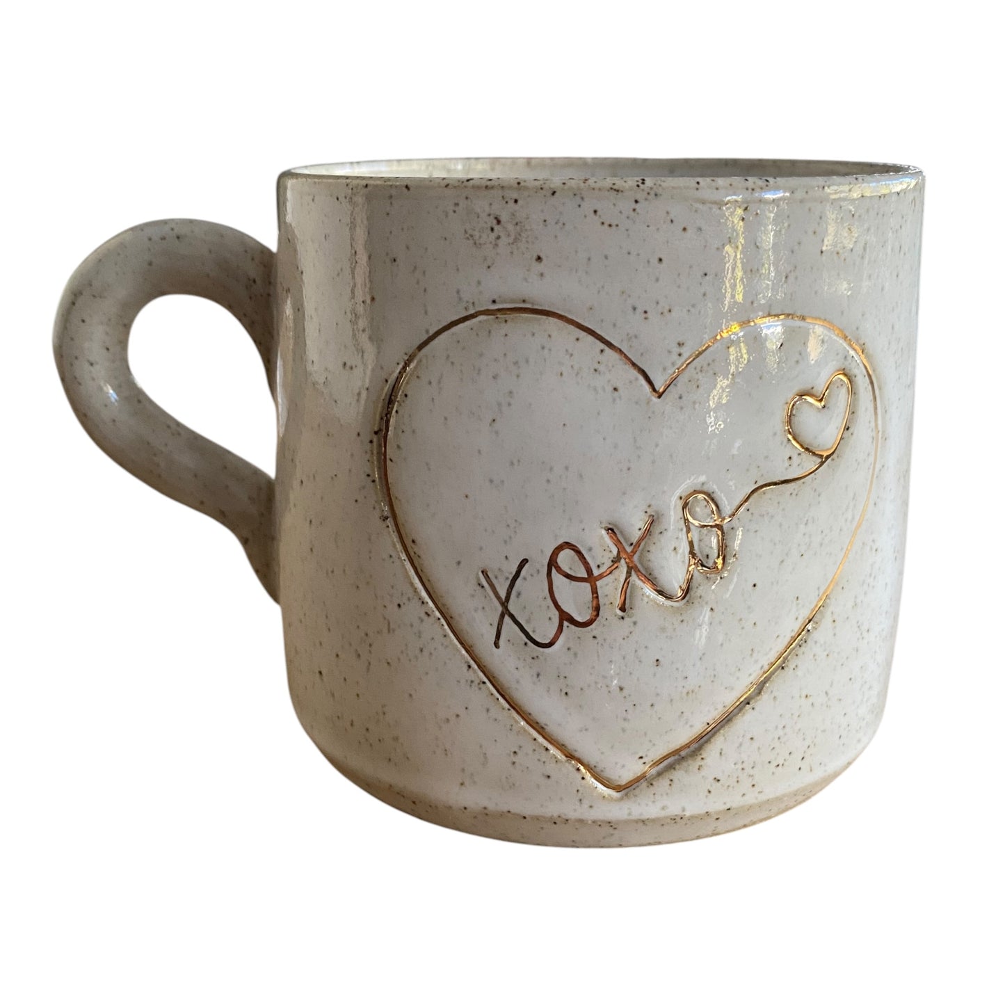 Handmade Kisses Hugs Love Ceramic Mug | Aussie Made Wolf and Clay Romantic Gift