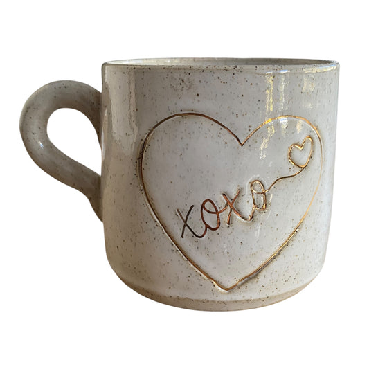 Handmade Kisses Hugs Love Ceramic Mug | Aussie Made Wolf and Clay Romantic Gift