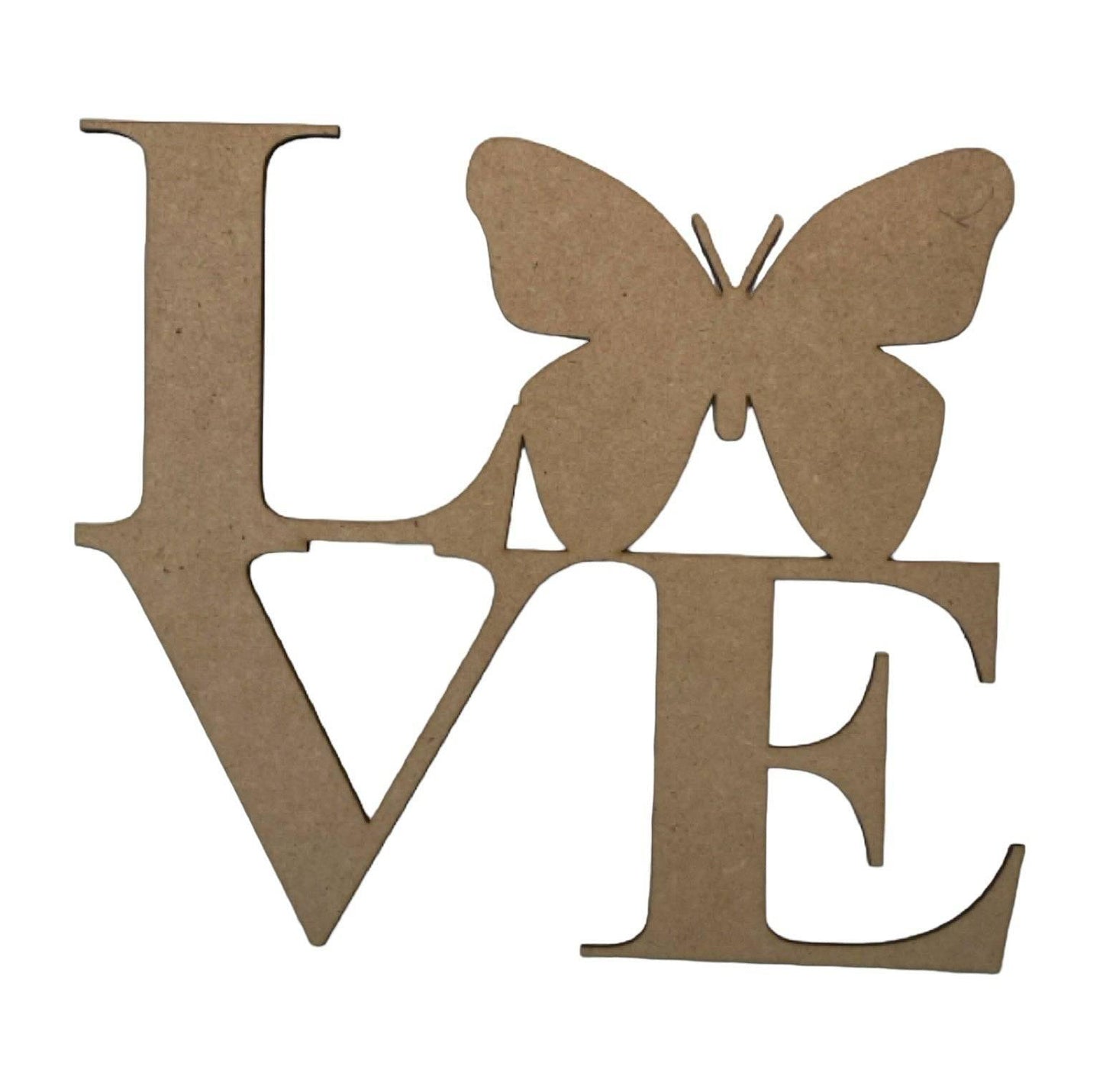 Butterfly Butterflies MDF Timber DIY Raw - The Renmy Store Homewares & Gifts 