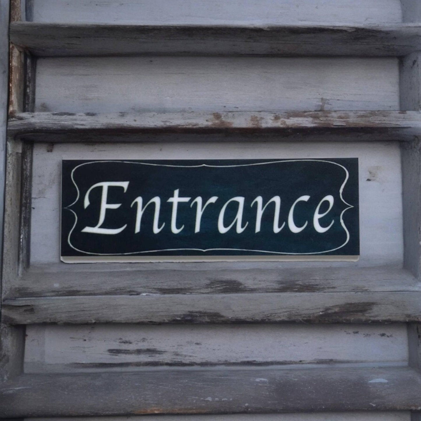 Entrance Vintage Black Sign - The Renmy Store Homewares & Gifts 