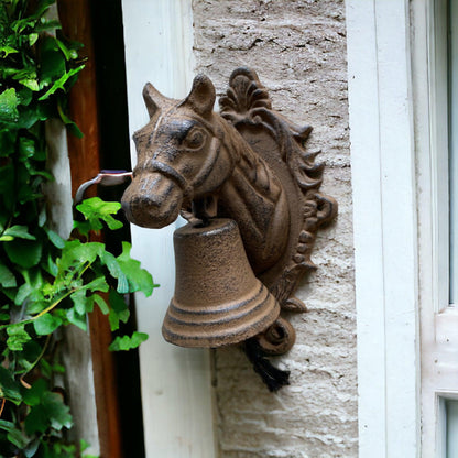 Door Bell Horse Melodies Cast Iron - The Renmy Store Homewares & Gifts 