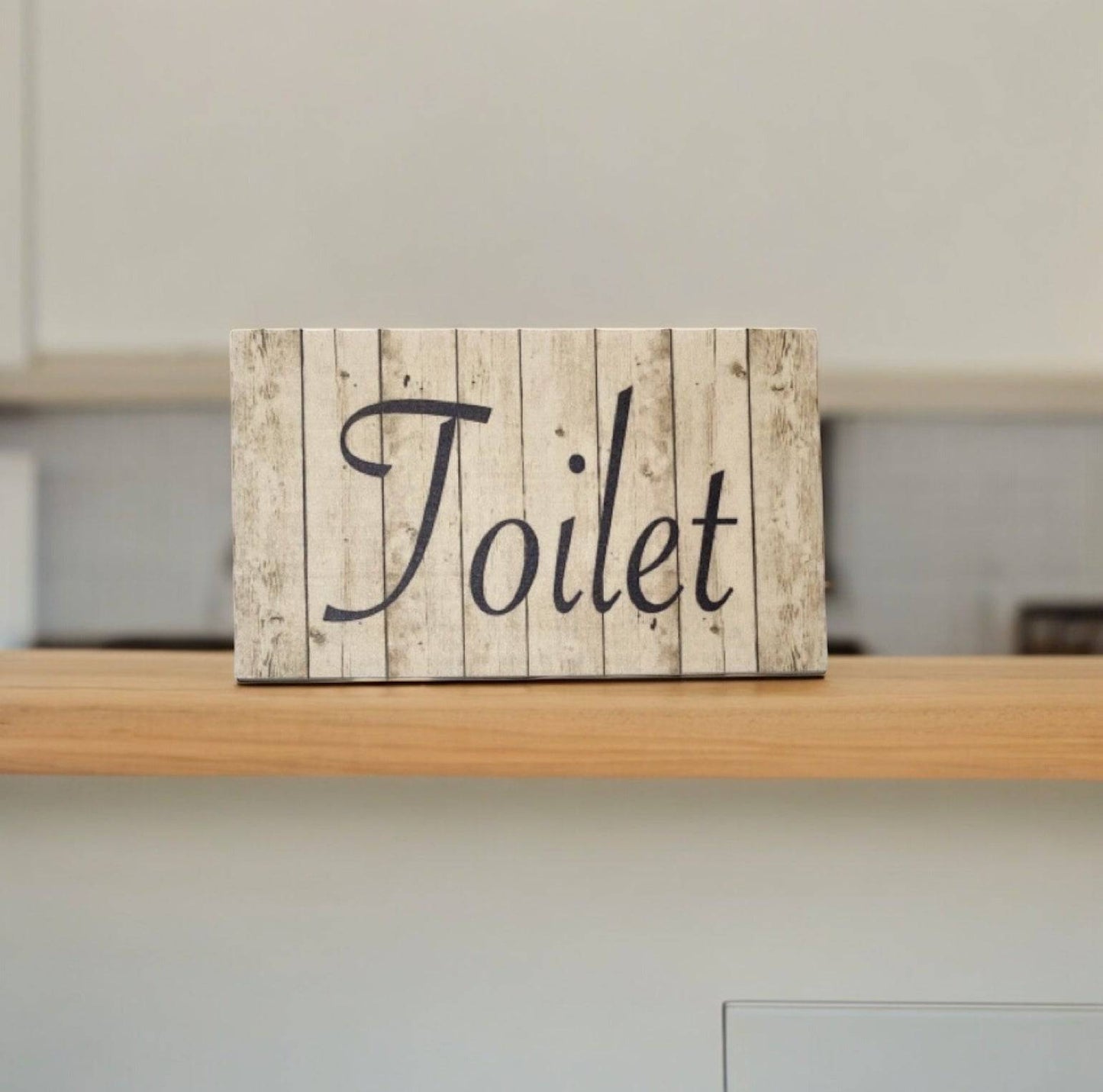 Toilet Laundry Bathroom Country Style Sign - The Renmy Store Homewares & Gifts 