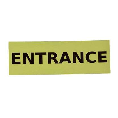 Entrance Yellow Sign - The Renmy Store Homewares & Gifts 