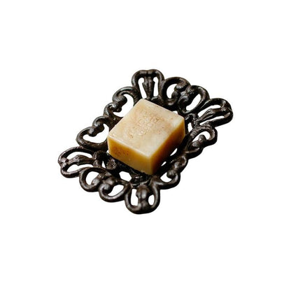 Soap Holder Vintage Filigree Cast Iron