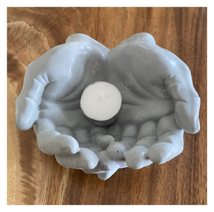 Hands Planter Pot Keys Money Candle Handmade Concrete Decor